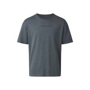 esmara® Pánské oversize triko (tmavě šedá, XL (56/58))