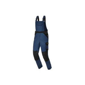 Parkside® Pánské pracovní kalhoty s laclem (modrá, 54)