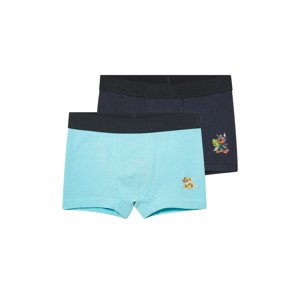 Chlapecké boxerky, 2 kusy (navy modrá / světle modrá, 110/116)