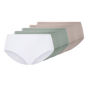 esmara® Dámské kalhotky s vysokým pasem, 5 kusů (šedá/mintová/bílá, Xl(48/50))