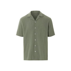 Livergy® Pánská volnočasová košile (khaki, M (39/40))
