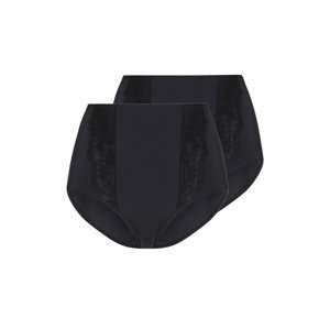 esmara® Dámské kalhotky s krajkou, 2 kusy (černá, Xl(48/50))