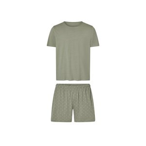 esmara Men Pánské pyžamo (puntíky/khaki, L (52/54))
