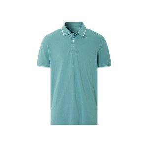 esmara® Pánské polotriko s BIO bavlnou (tyrkysová, L (52/54))