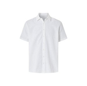 esmara® Pánská lněná košile (bílá, M (39/40))
