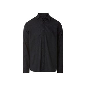 esmara® Pánská lněná košile (černá, M (39/40))