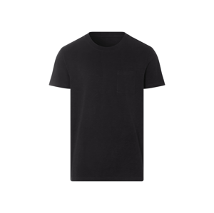 esmara® Pánské triko s BIO bavlnou (černá, XL (56/58))