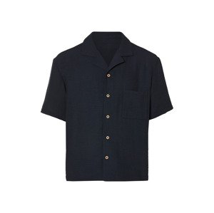 esmara® Pánská košile, volný střih (navy modrá, L (41/42))