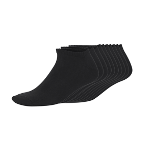 esmara® Pánské nízké ponožky s BIO bavlnou, 10 párů (černá, 39-42)