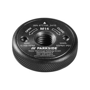 Parkside® Sada řezných kotoučů, 25dílná / Rychloupínací matice pro úhlovou brusku (rychloupínací matice)