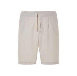 esmara® Pánské lněné kraťasy (béžová, XL (56/58))