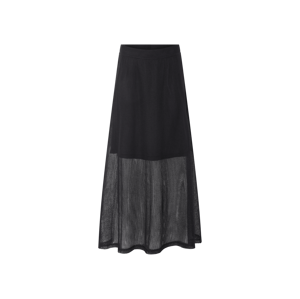 esmara® Dámská maxi sukně (černá, S(36/38))