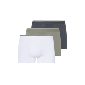 esmara Men Pánské boxerky, 3 kusy (šedá/zelená/bílá, 7/Xl)