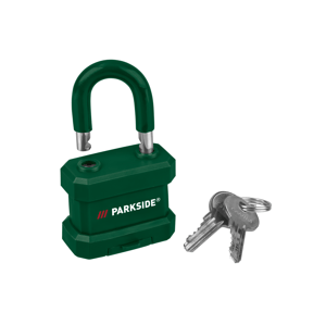 Parkside® Visací zámek / Ocelové lanko na visací zámek (venkovní visací zámek)