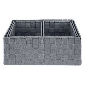 W5 Závěsný regál / Sada úložných košů (koš/světle šedá)