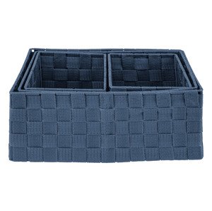 W5 Závěsný regál / Sada úložných košů (koš/modrá)