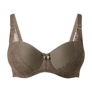 esmara® Dámská podprsenka s krajkou Spacer (khaki, 85D)