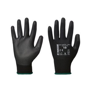Parkside® Pracovní rukavice, 2 páry (černá/zelená, 10)
