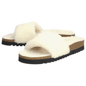 esmara® Dámské plyšové pantofle (krémová, 40)
