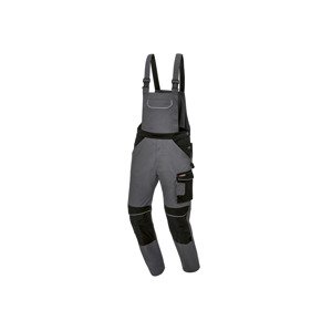 Parkside Performance® Pánské pracovní kalhoty s laclem (šedá, 52)