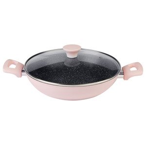 Silvercrest® Servírovací pánev z hliníkové litiny, Ø 28 cm, Ilag® (světle růžová)
