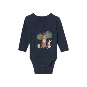 lupilu® Chlapecké zavinovací body s BIO bavlnou (navy modrá, 62/68)