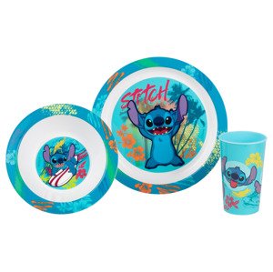 Sada dětského nádobí, 3dílná (Stitch)