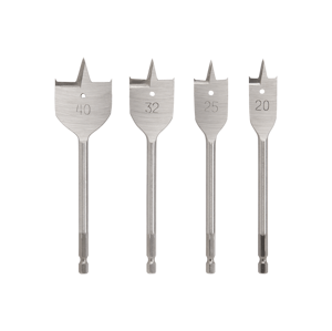 Parkside® Sada vrtáků PSB 3 A1 (sada plochých vrtáků, 4dílná)