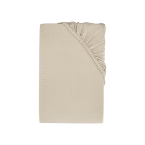 Livarno home Žerzejové napínací prostěradlo, 180-200 x 200 cm (béžová)