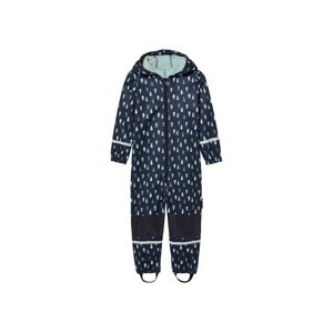 lupilu® Chlapecký softshellový overal s podšívkou (vzor / navy modrá, 98/104)