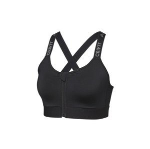 Crivit Dámská sportovní podprsenka, Higl Level (černá / překřížená ramínka, Xl(48/50))
