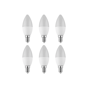 Livarno home LED žárovky, 6 kusů (E14 svíčka)