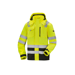 Parkside Performance® Pánská softshellová výstražná bunda (žlutá, XL (56/58))
