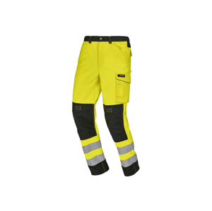 Parkside Performance® Pánské softshellové výstražné kalhoty (žlutá, 50)