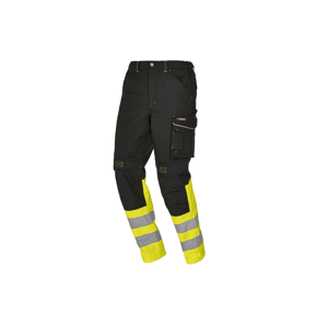 Parkside Performance® Pánské softshellové výstražné kalhoty (černá, 46)