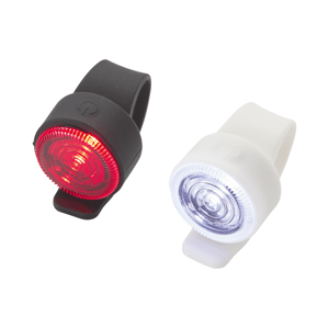Crivit Silikonové LED svítidlo, 2dílná sada (černá/bílá)