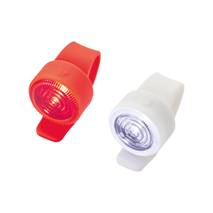 Crivit Silikonové LED svítidlo, 2dílná sada (červená/bílá)