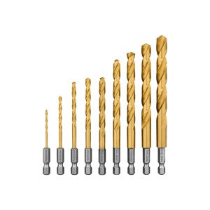 Parkside® Úhlový držák bitů / Sada spirálových HSS vrtáků (sada spirálových HSS vrtáků, 9dílná)