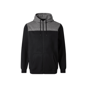 esmara Men Pánská tepláková mikina XXL (černá, 4XL (68/70))