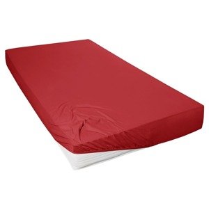 Primera Napínací prostěradlo, 90-100 x 200 cm / 140-160 x 200 cm / 180-200 x 200 cm (140-160 x 200 cm, červená)