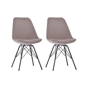 Homexperts Židle Ursel, 2 kusy (household/office chair, světle šedá)