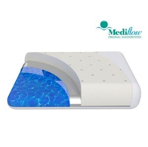 Mediflow Vodní polštář s paměťovou pěnou (40 x 80 cm)