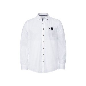 LIVERGY Pánská košile (male, L (41/42), bílá)