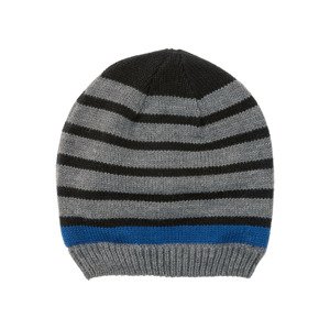 lupilu Chlapecká pletená čepice (86-98, černá/modrá/šedá)