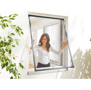 Ochrana proti hmyzu na okno, 130 x 150 c (bílá)