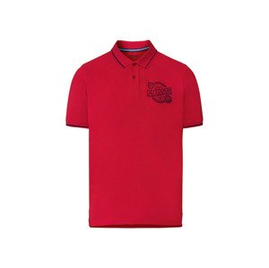 LIVERGY Pánské polotriko BIO (XL (56/58), červená)