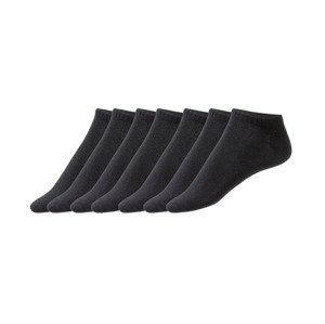 esmara® Dámské nízké ponožky BIO, 7 párů (adult#female, 35/38, černá)