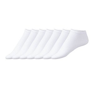 esmara Dámské nízké ponožky BIO, 7 párů (female, 35/38, bílá)