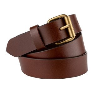 LIVERGY® Pánský kožený pásek (male, 90, tmavě hnědá)
