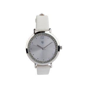 AURIOL Dámské / Pánské náramkové hodinky (bílá/šedá, dámské)